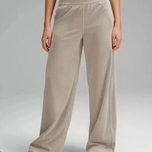 Lululemon scuba velvet cord jacket & pant set